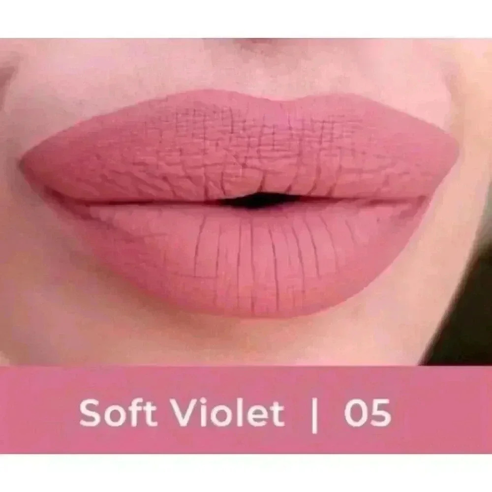 Farmasi VFX Elite Camera Ready Liquid Lipstick Soft Violet 05 Long Lasting NEW - Picture 2 of 3
